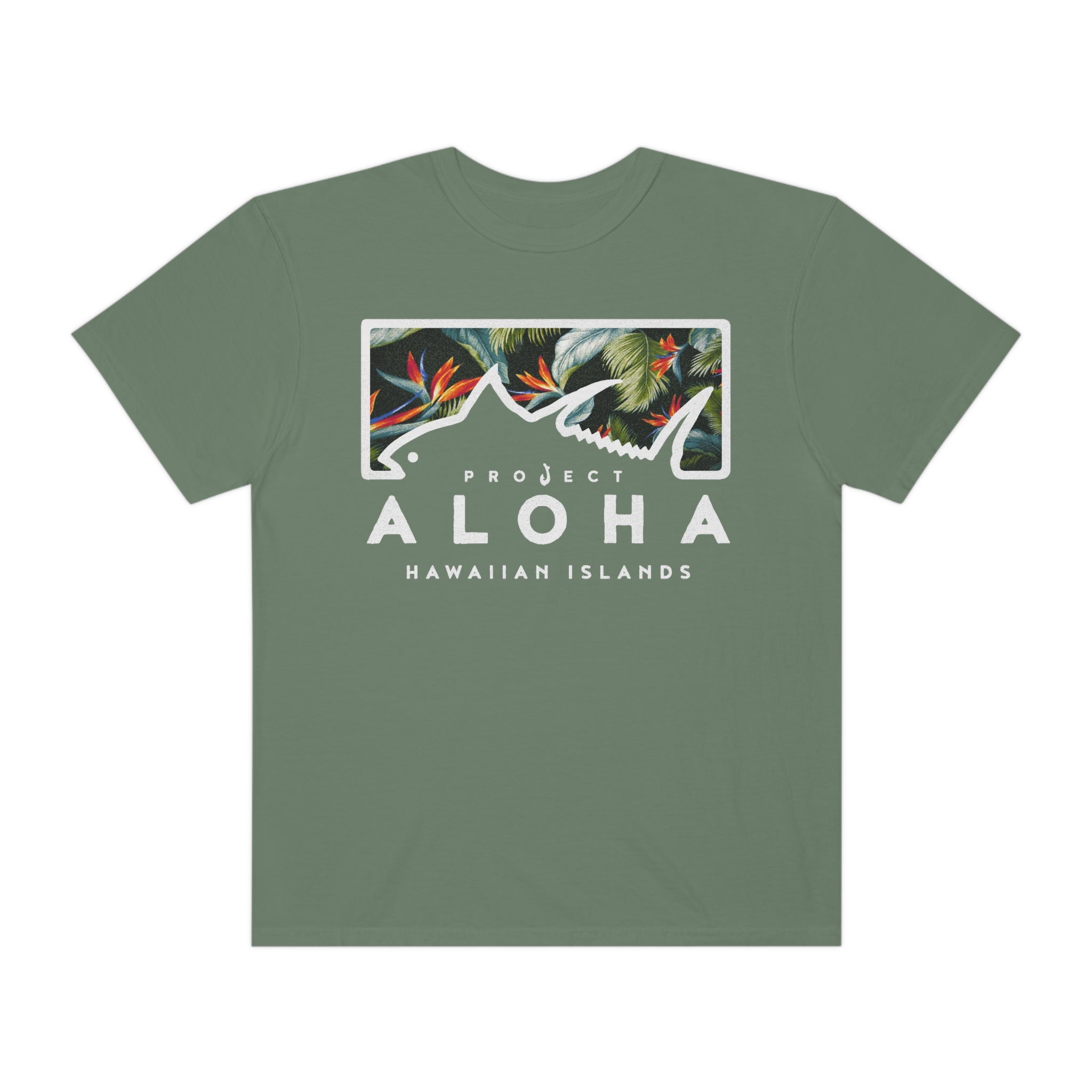 AHI PARADISE Custom Garment Dyed Cotton Tee