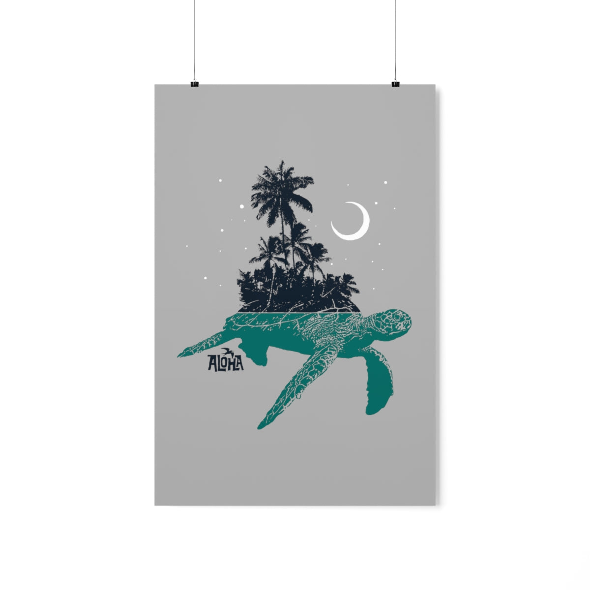 TURTLE ISLE Premium Matte Vertical Poster