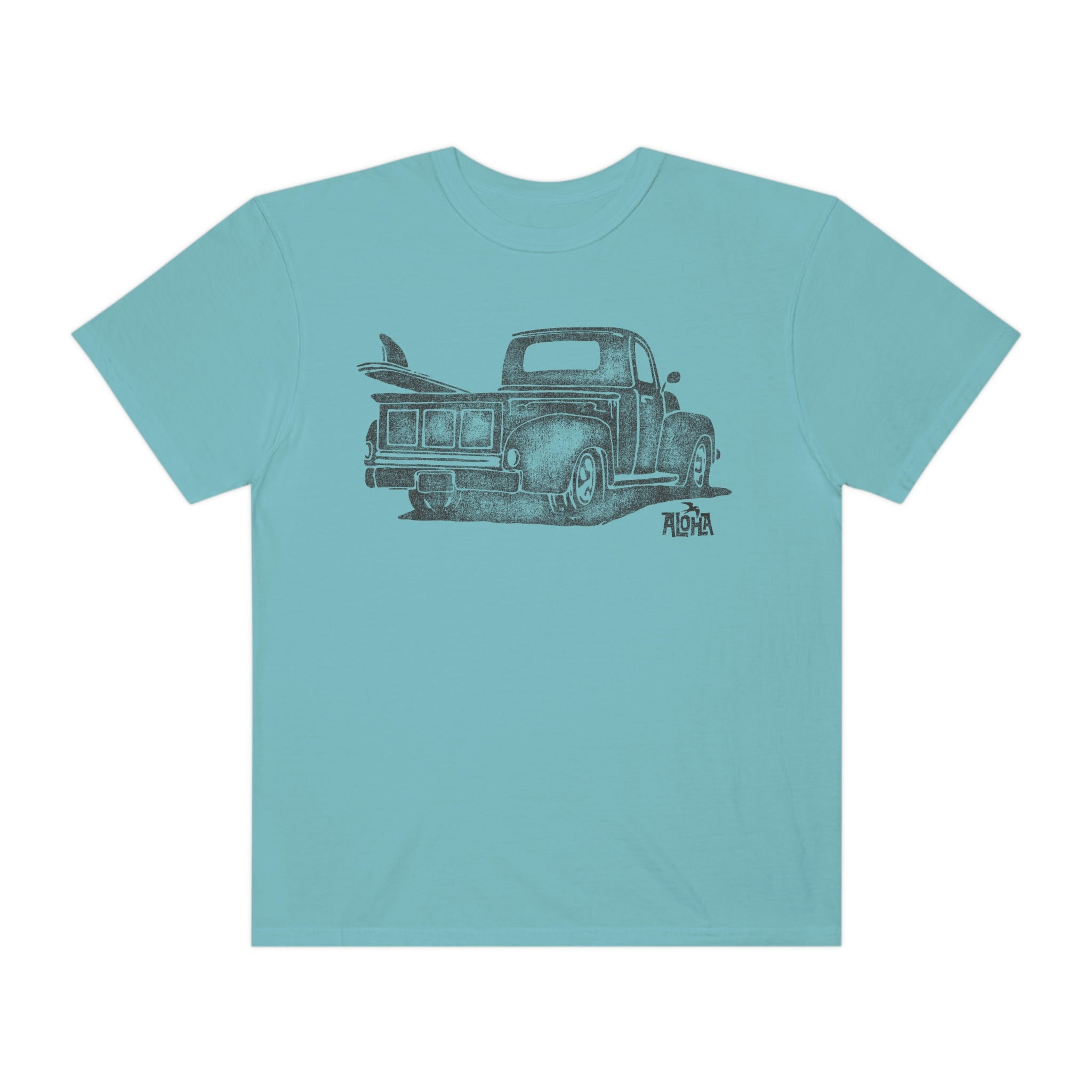 BEACH TRUCK Custom Garment Dyed Cotton Tee