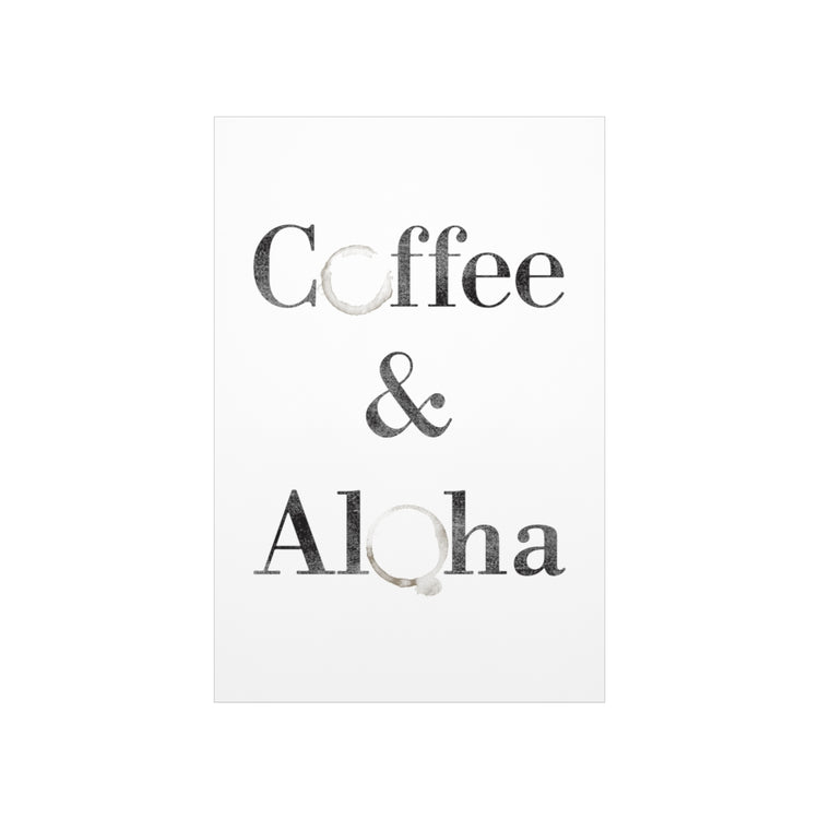 COFFEE Premium Matte Vertical Poster