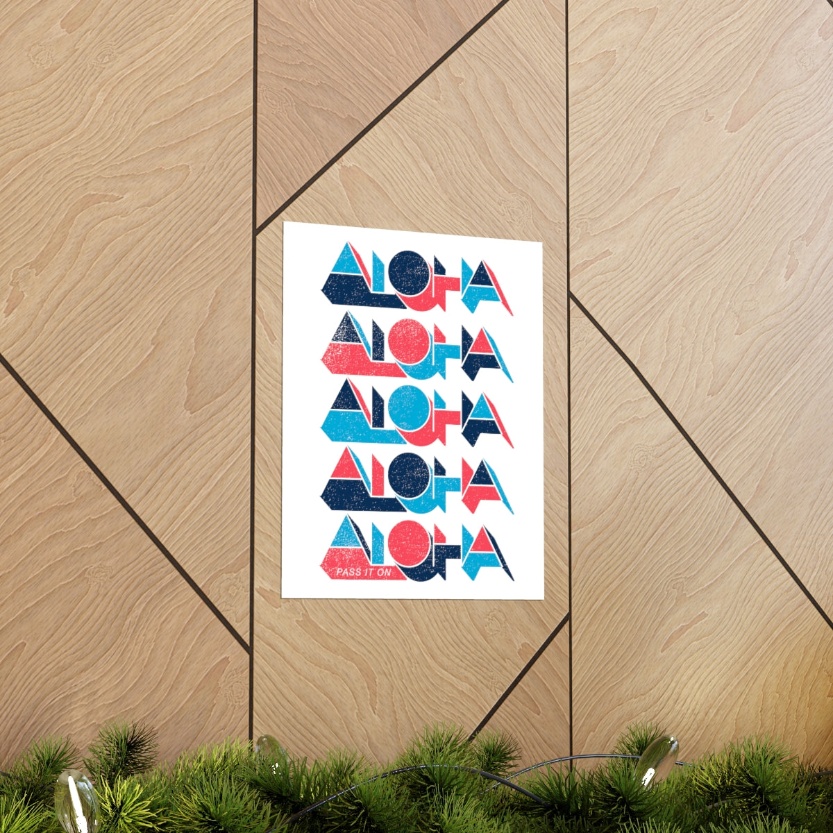 3D STACK Premium Matte Vertical Poster