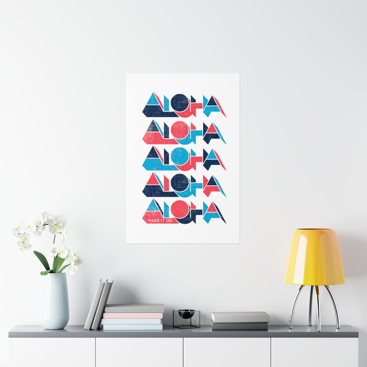 3D STACK Premium Matte Vertical Poster