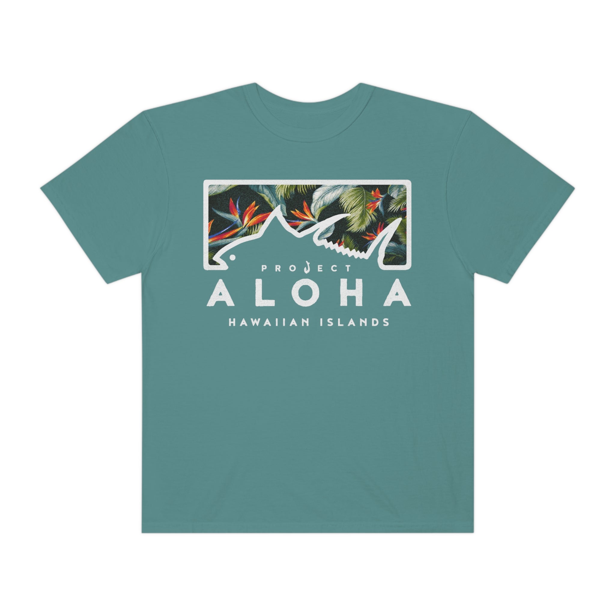 AHI PARADISE Custom Garment Dyed Cotton Tee