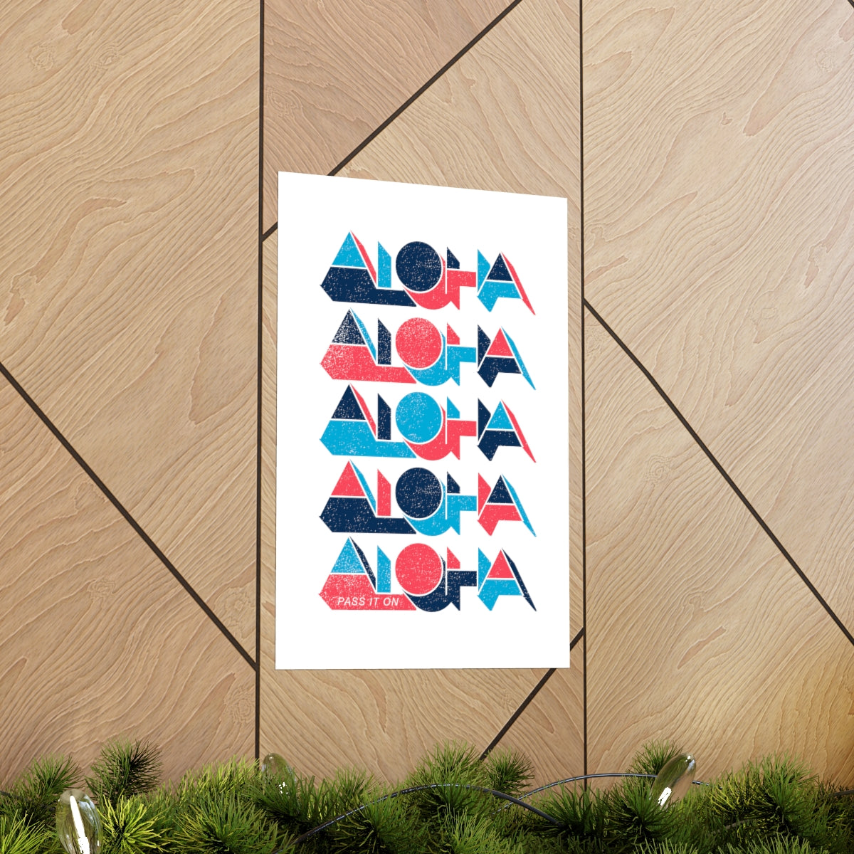 3D STACK Premium Matte Vertical Poster