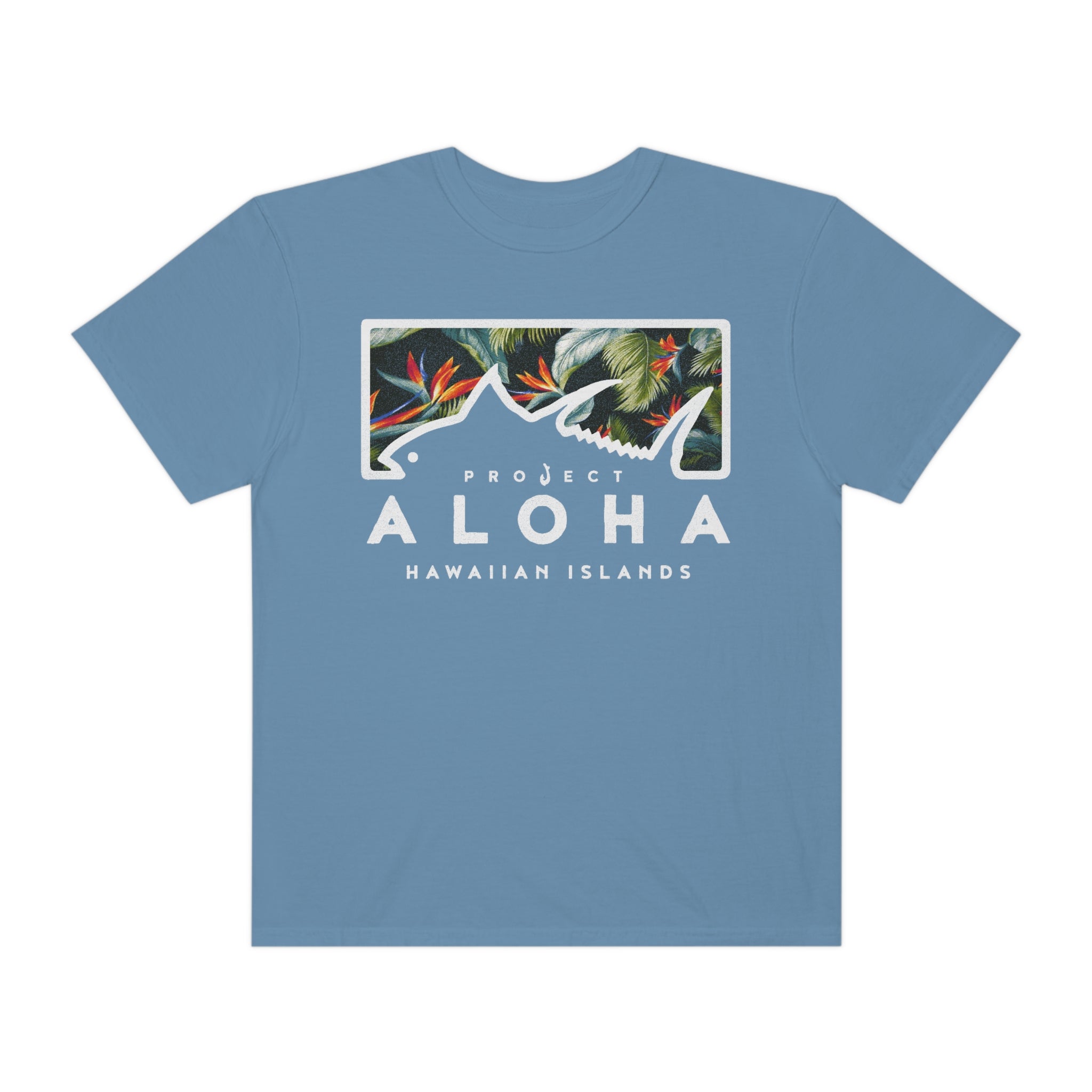 AHI PARADISE Custom Garment Dyed Cotton Tee