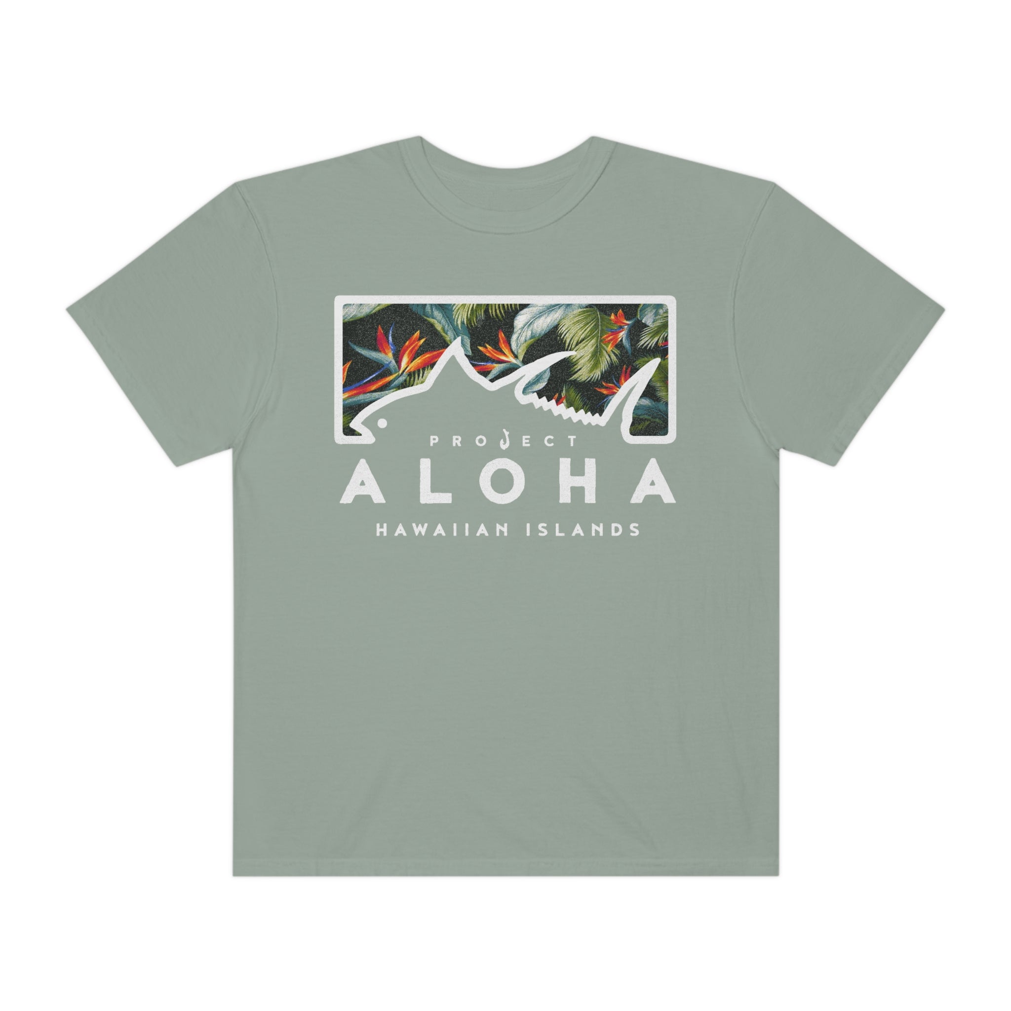 AHI PARADISE Custom Garment Dyed Cotton Tee