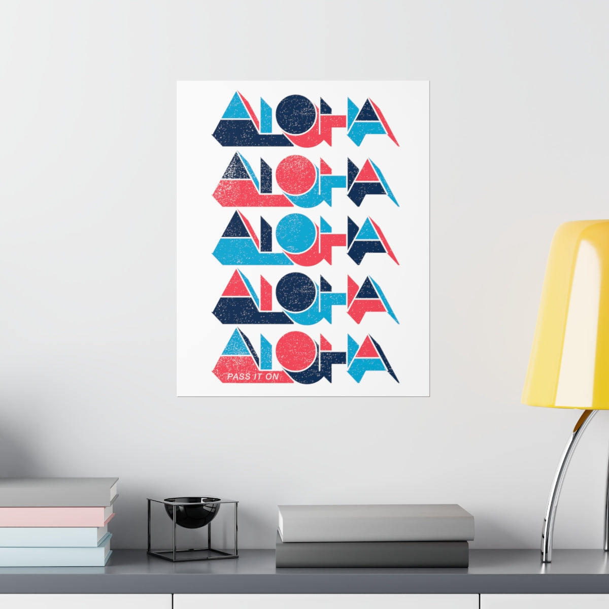 3D STACK Premium Matte Vertical Poster