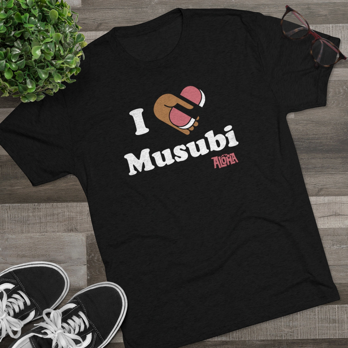 MUSUBI HEART Custom Triblend